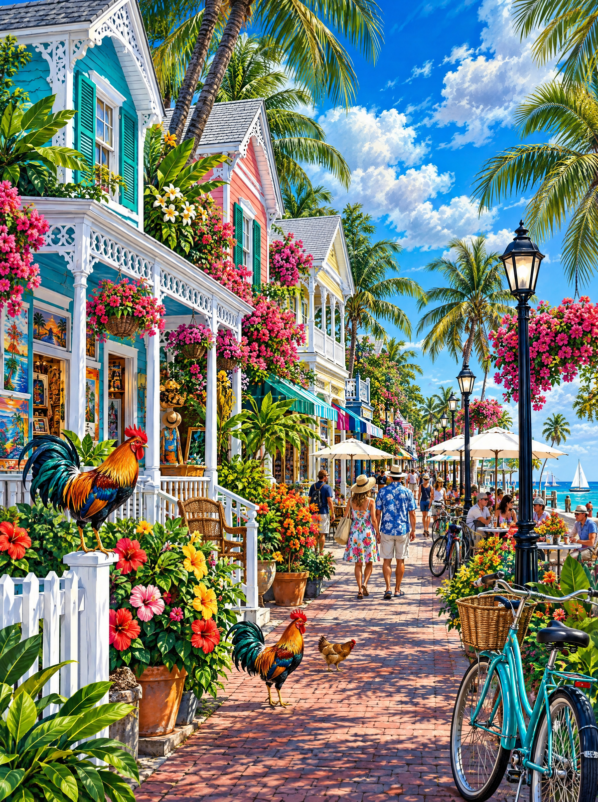 Key West Rooster Street