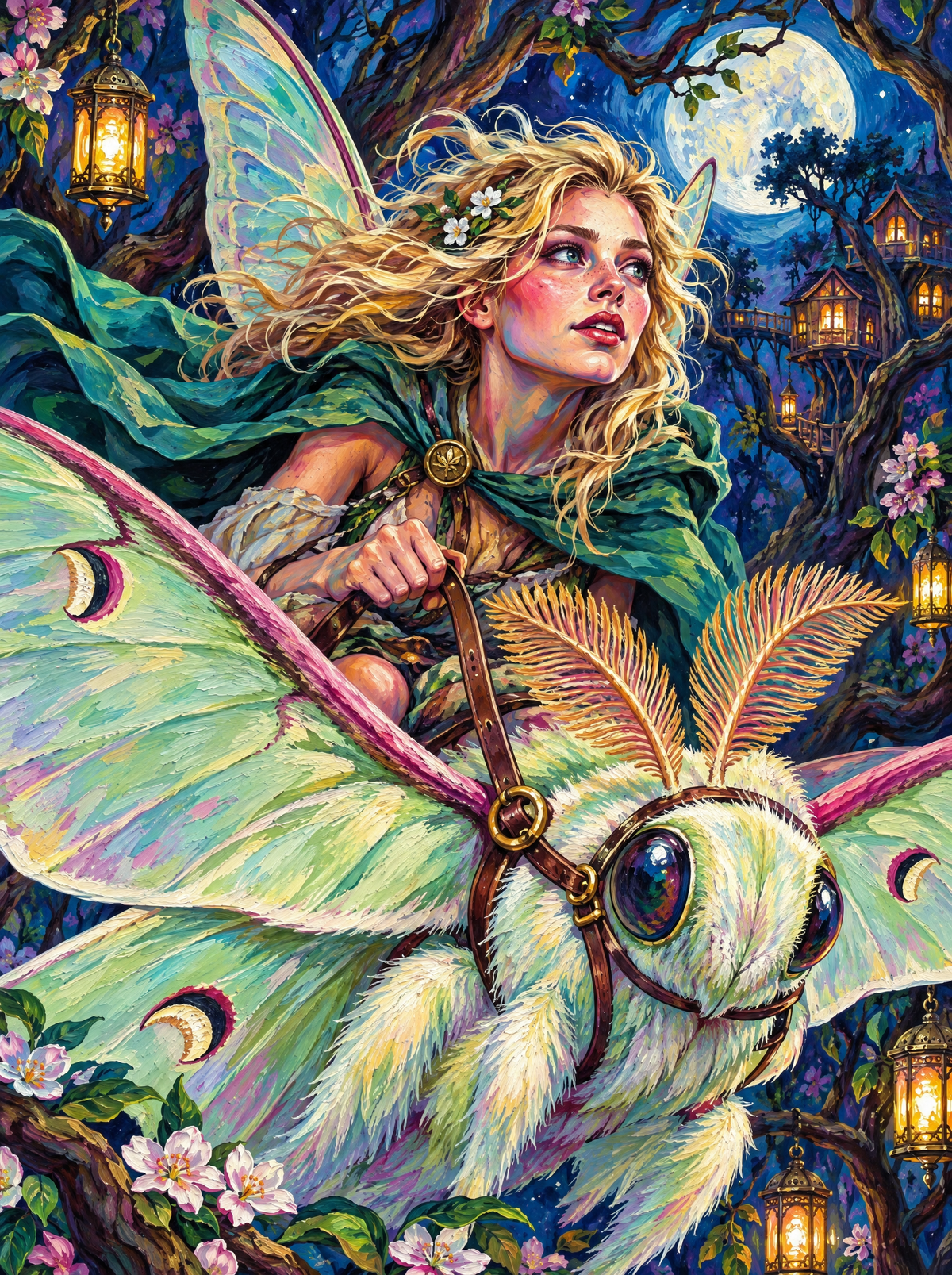 Luna Moth Rider