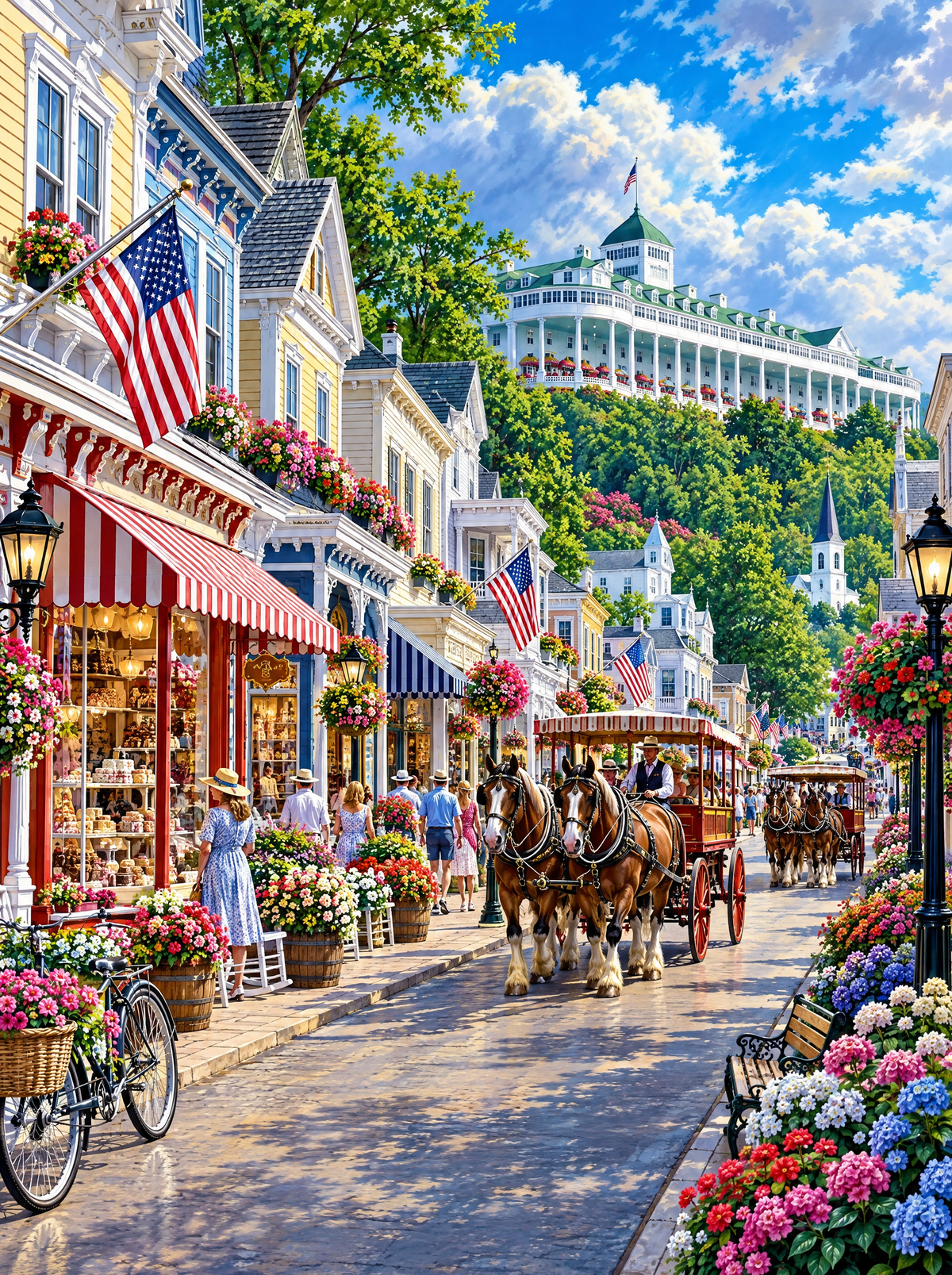 Mackinac Island Carriage Parade