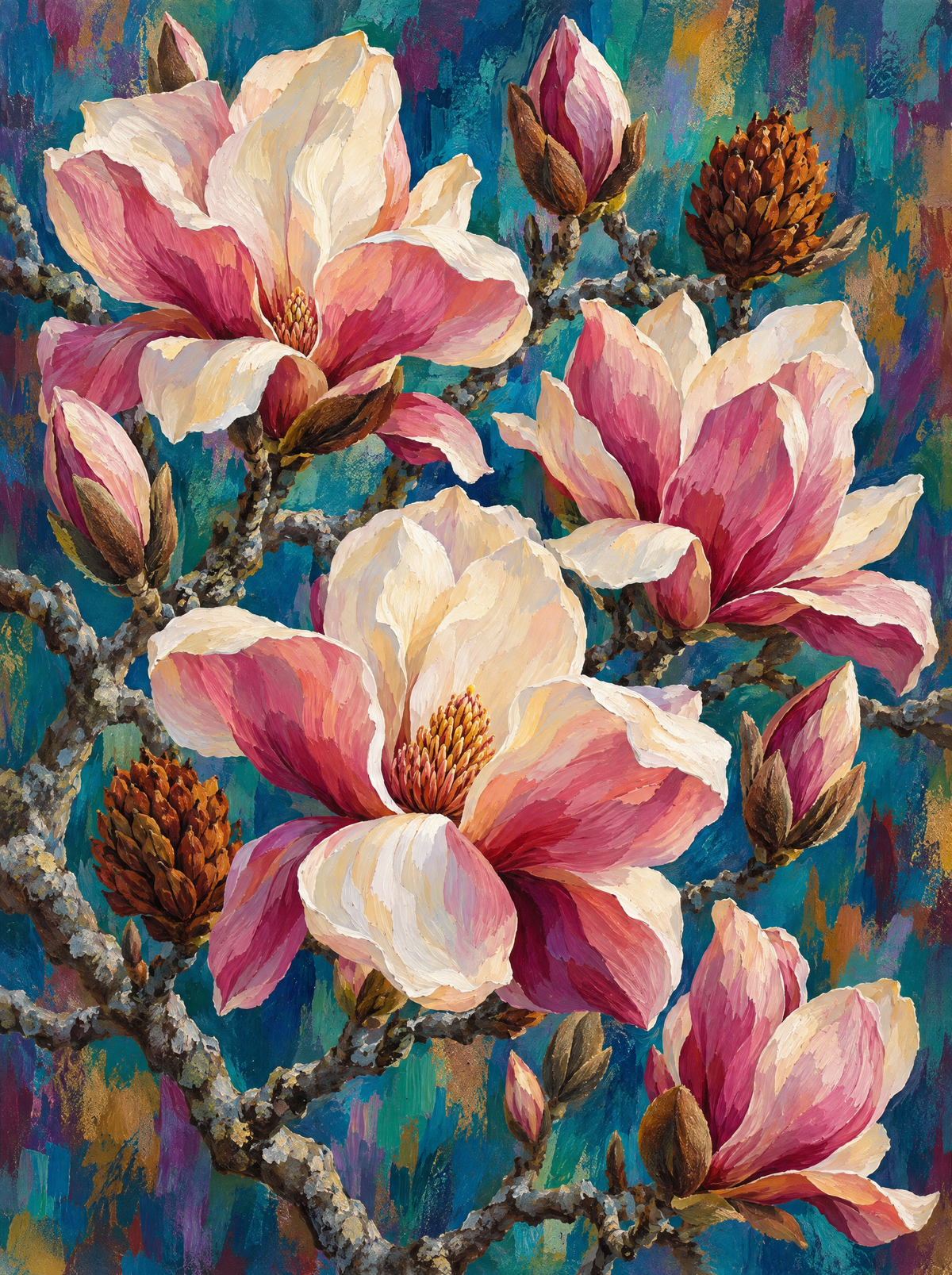 Magnolia Porcelain Dusk