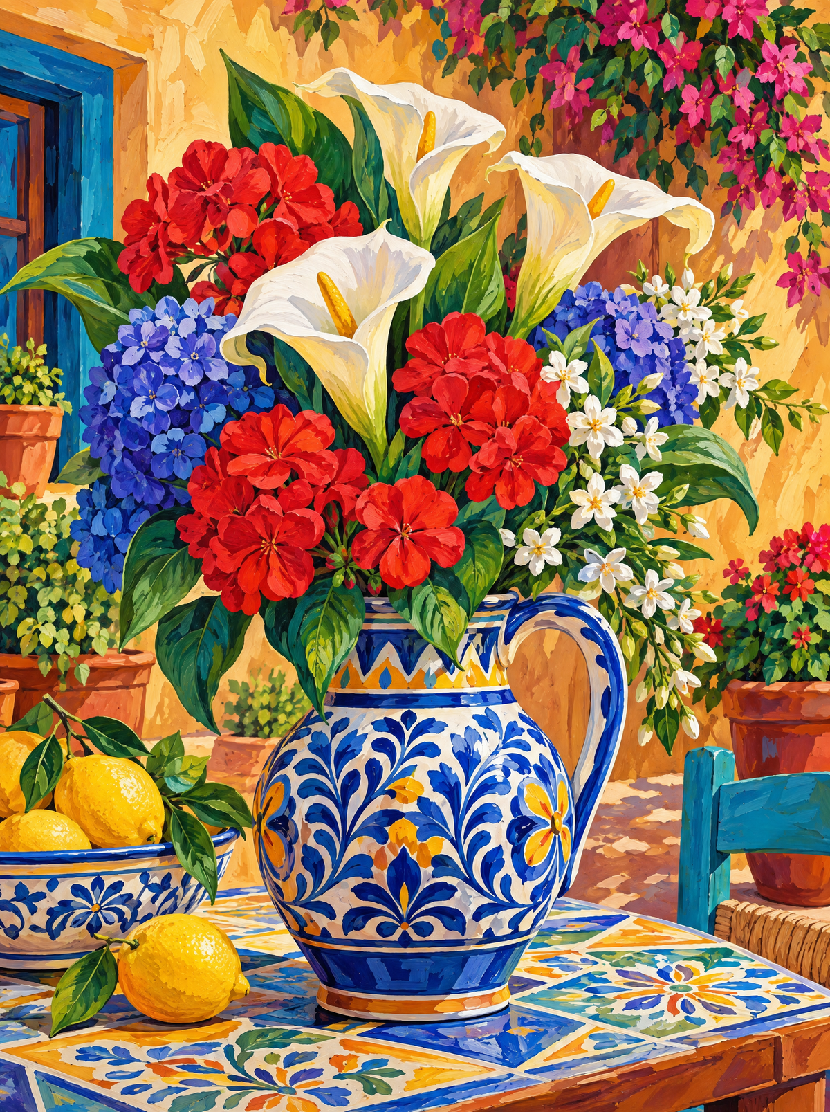 Mediterranean Bouquet With Lemons