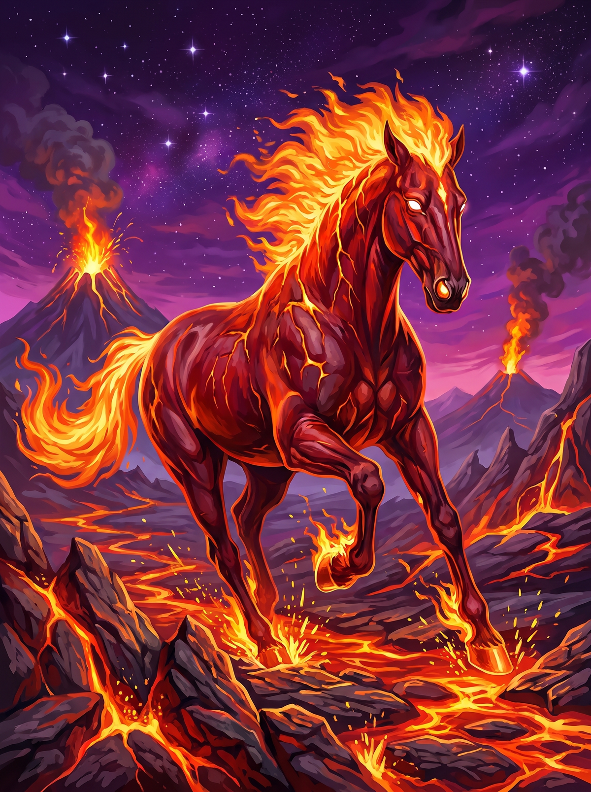 Molten Lava Stallion