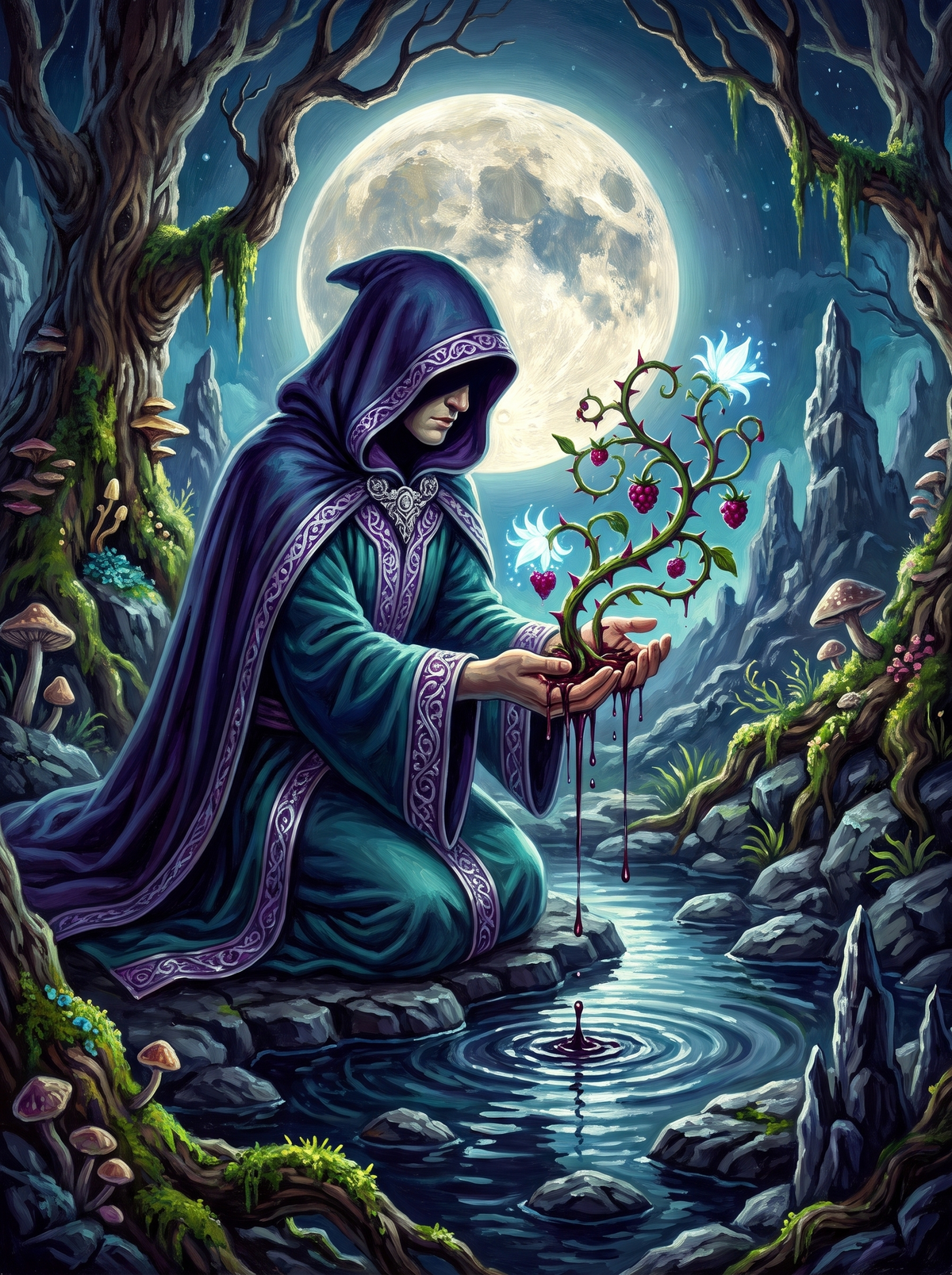 Moonlit Berry Conjuring