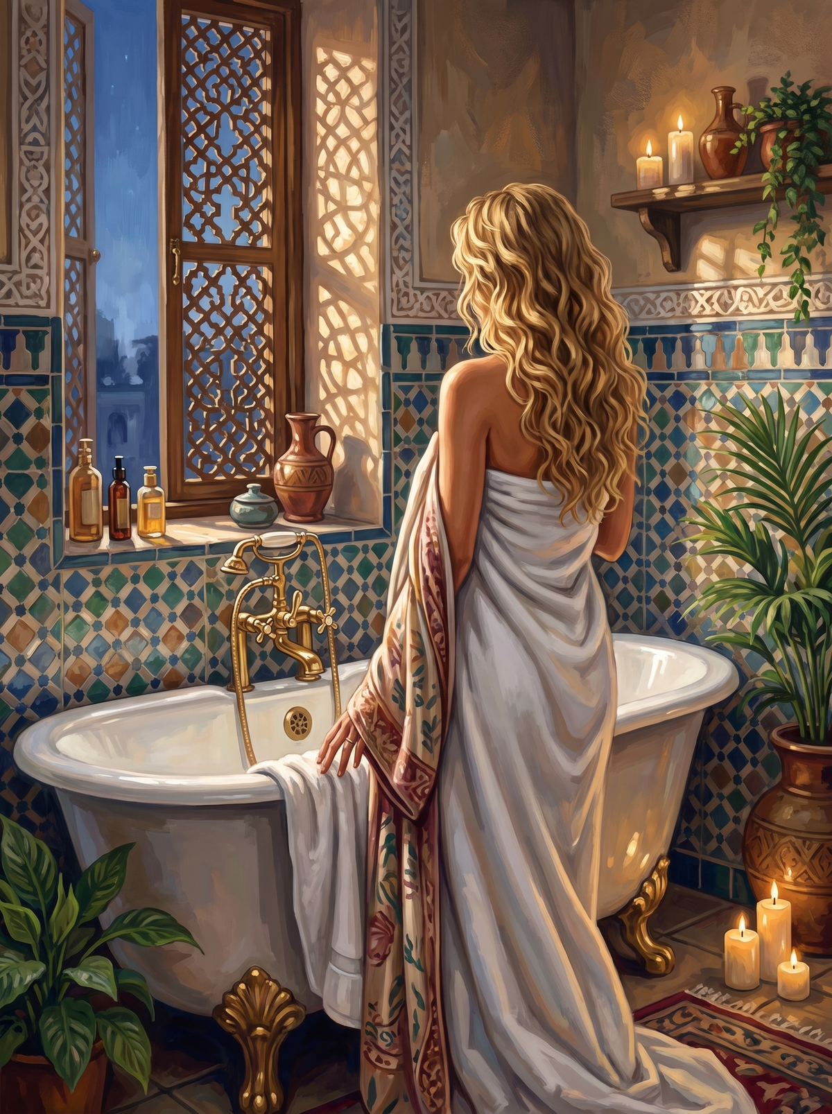 Moroccan Riad Bath