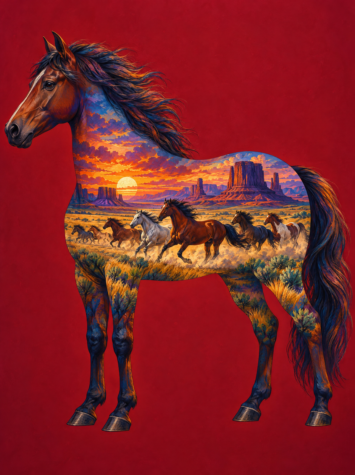 Mustang Mesa Sunset