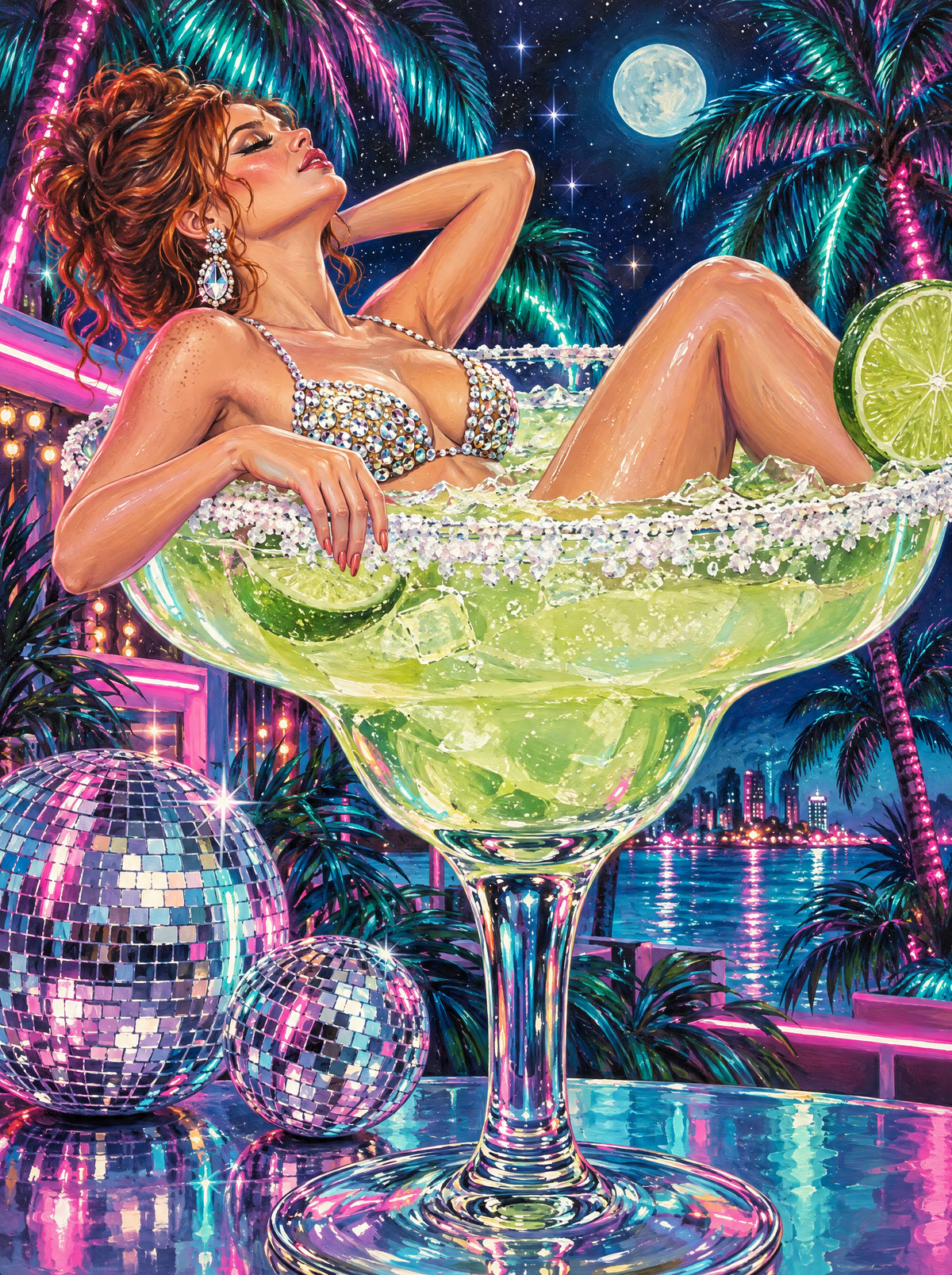 Neon Margarita Night