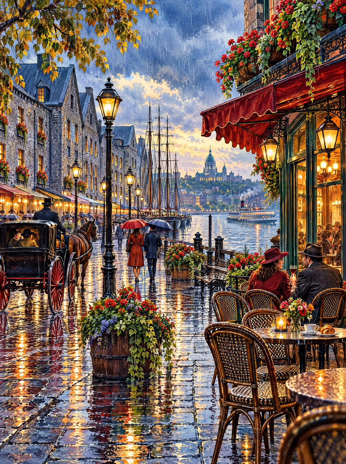 Old Montreal Harbour Terrace