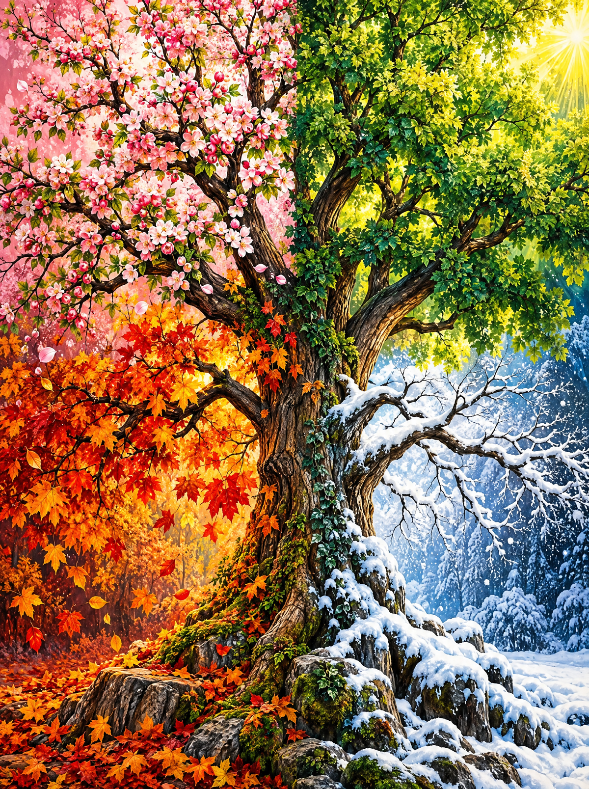 One Tree Four Seasons