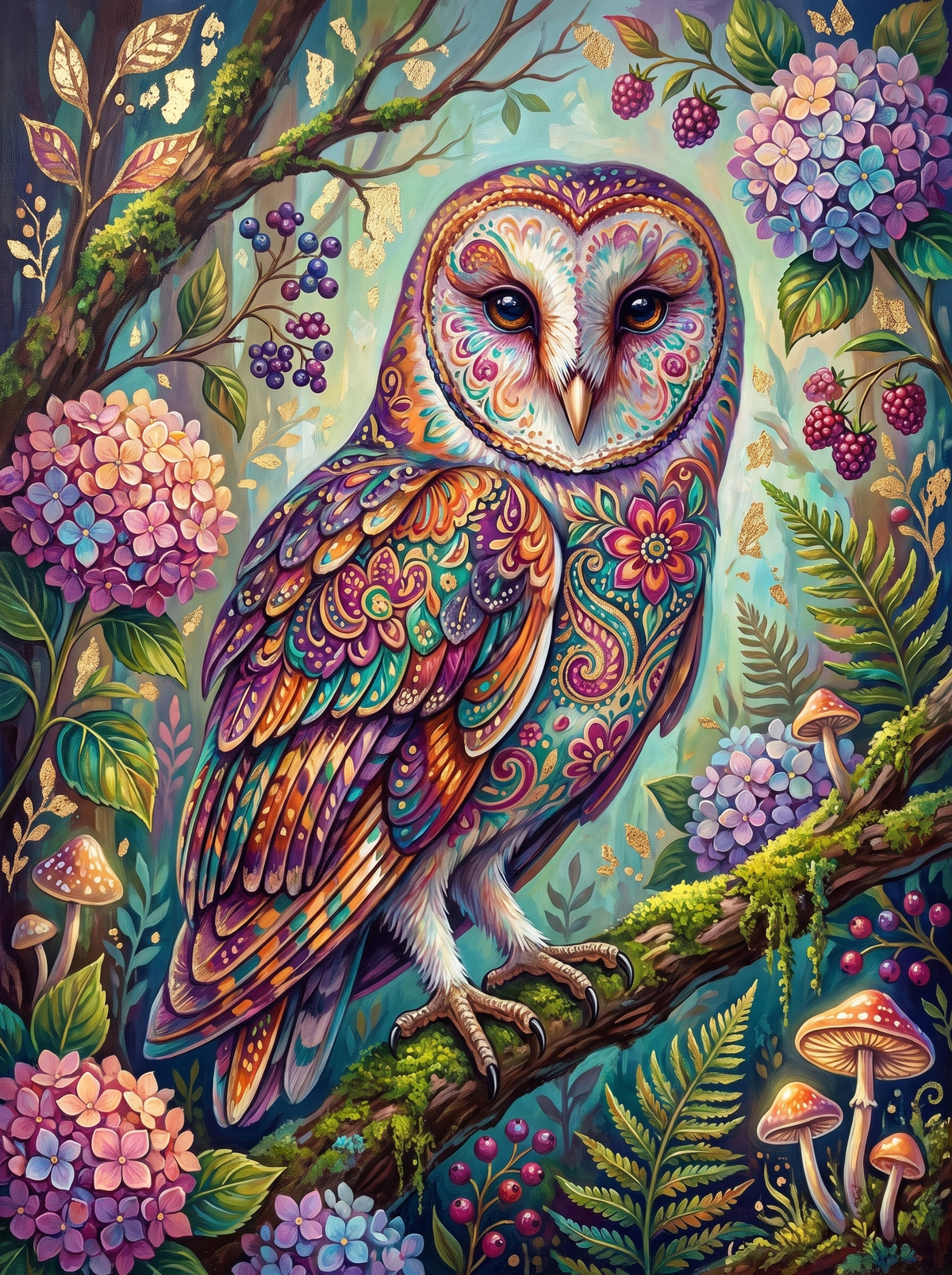 Paisley Barn Owl