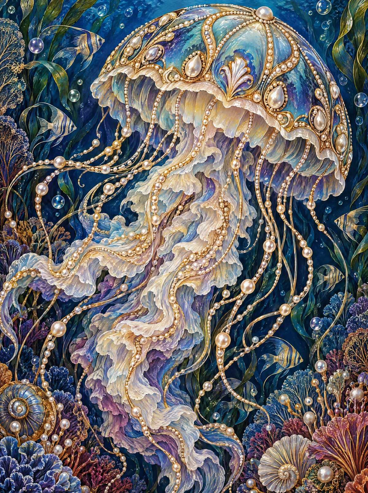 Pearl Strung Jellyfish