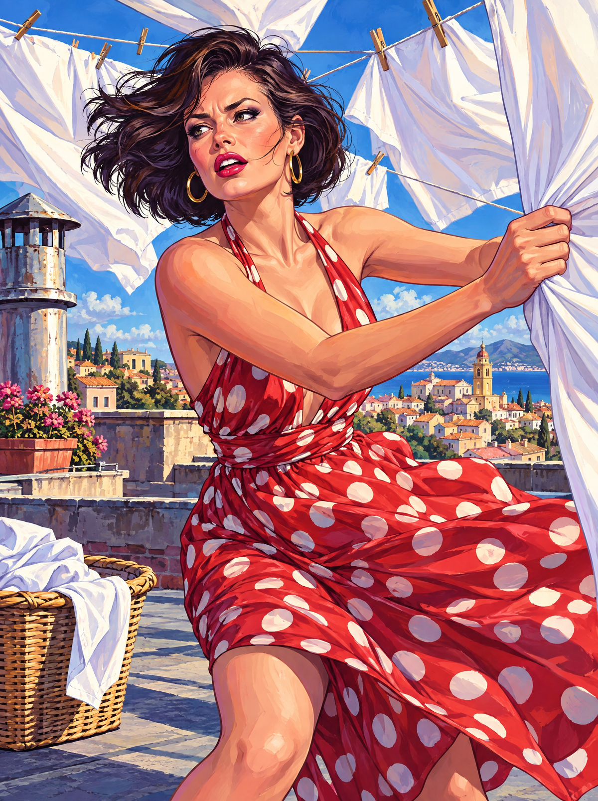 Polka Dot Rooftop Wind