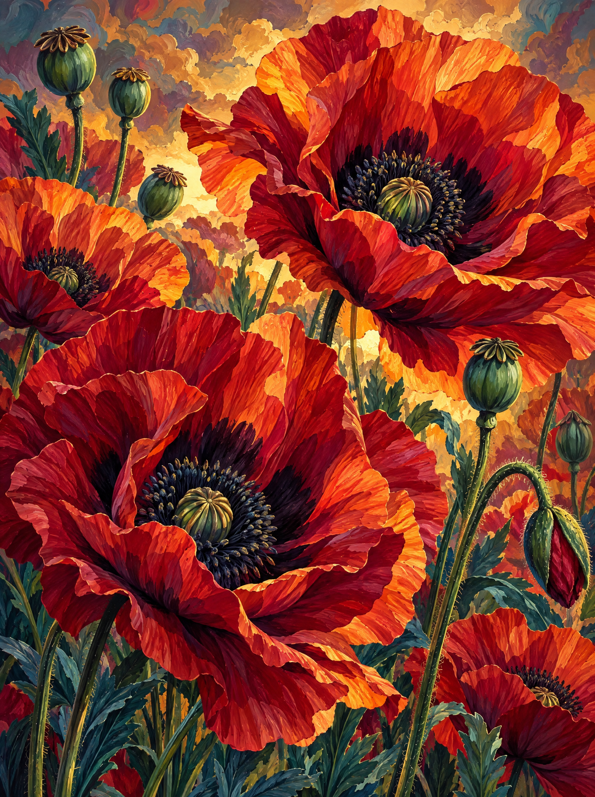 Poppy Field Wildfire