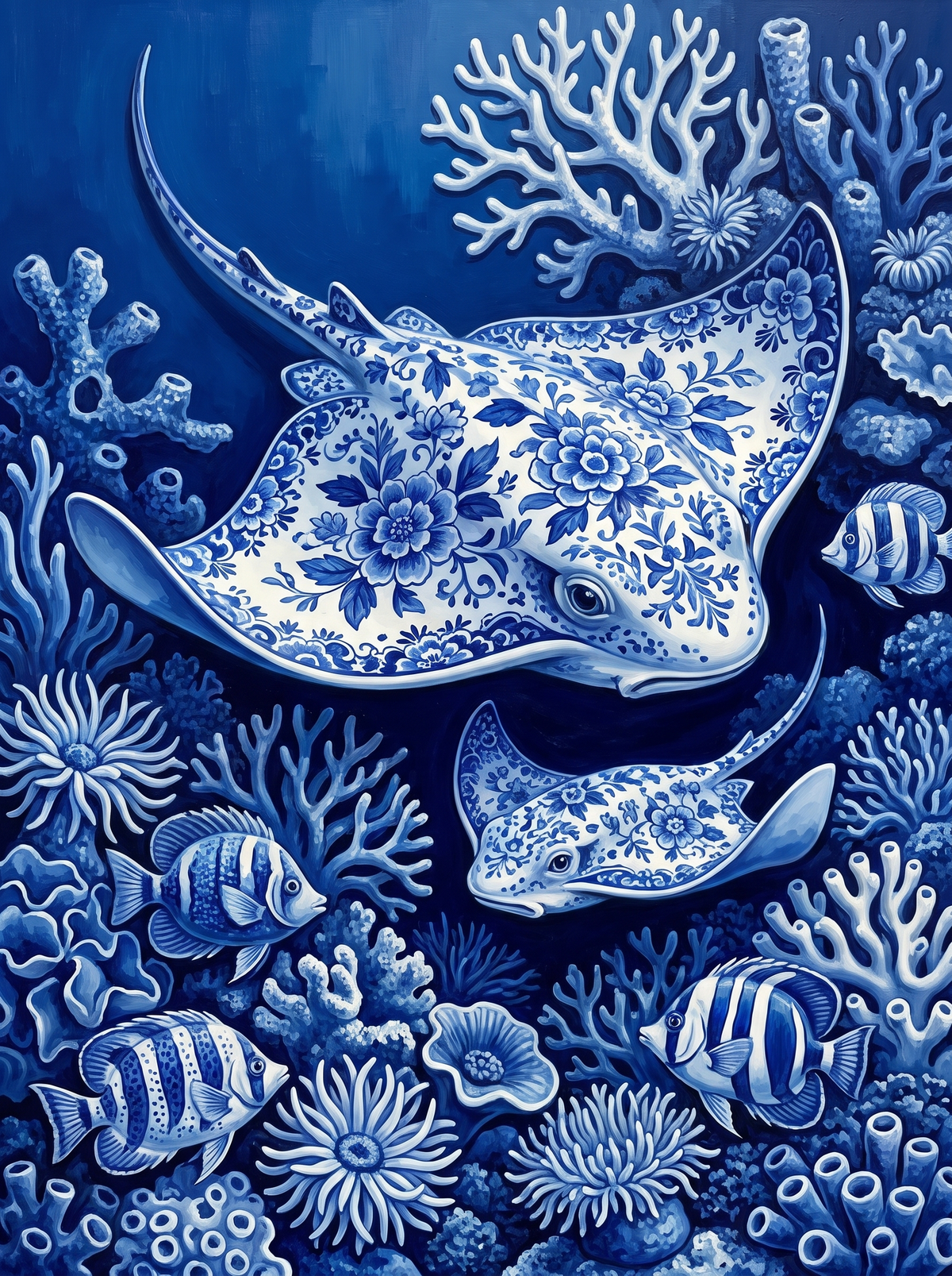 Porcelain Stingrays