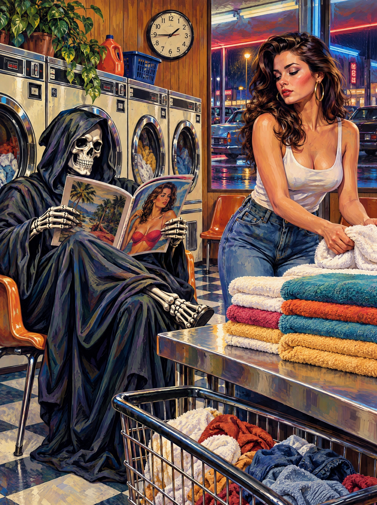 Reaper At The Laundromat