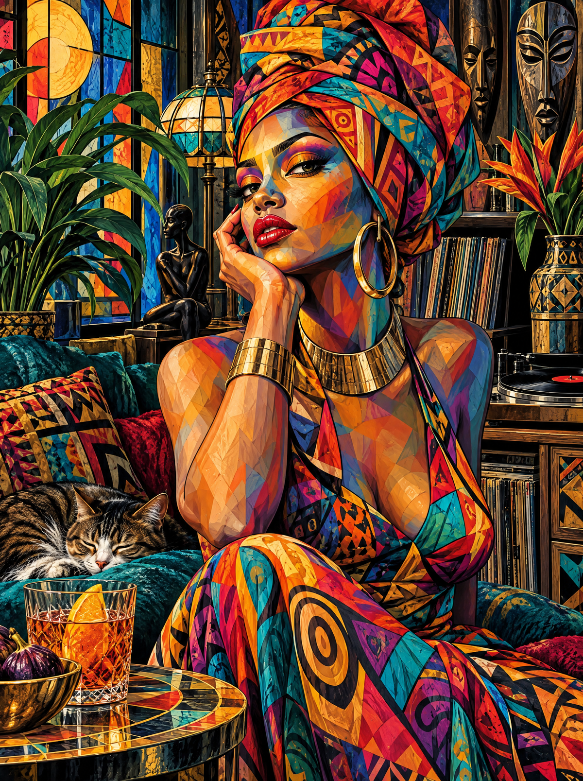 Records And Headwrap