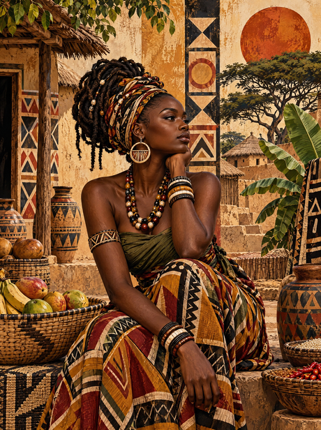 Red Sun Kente Village