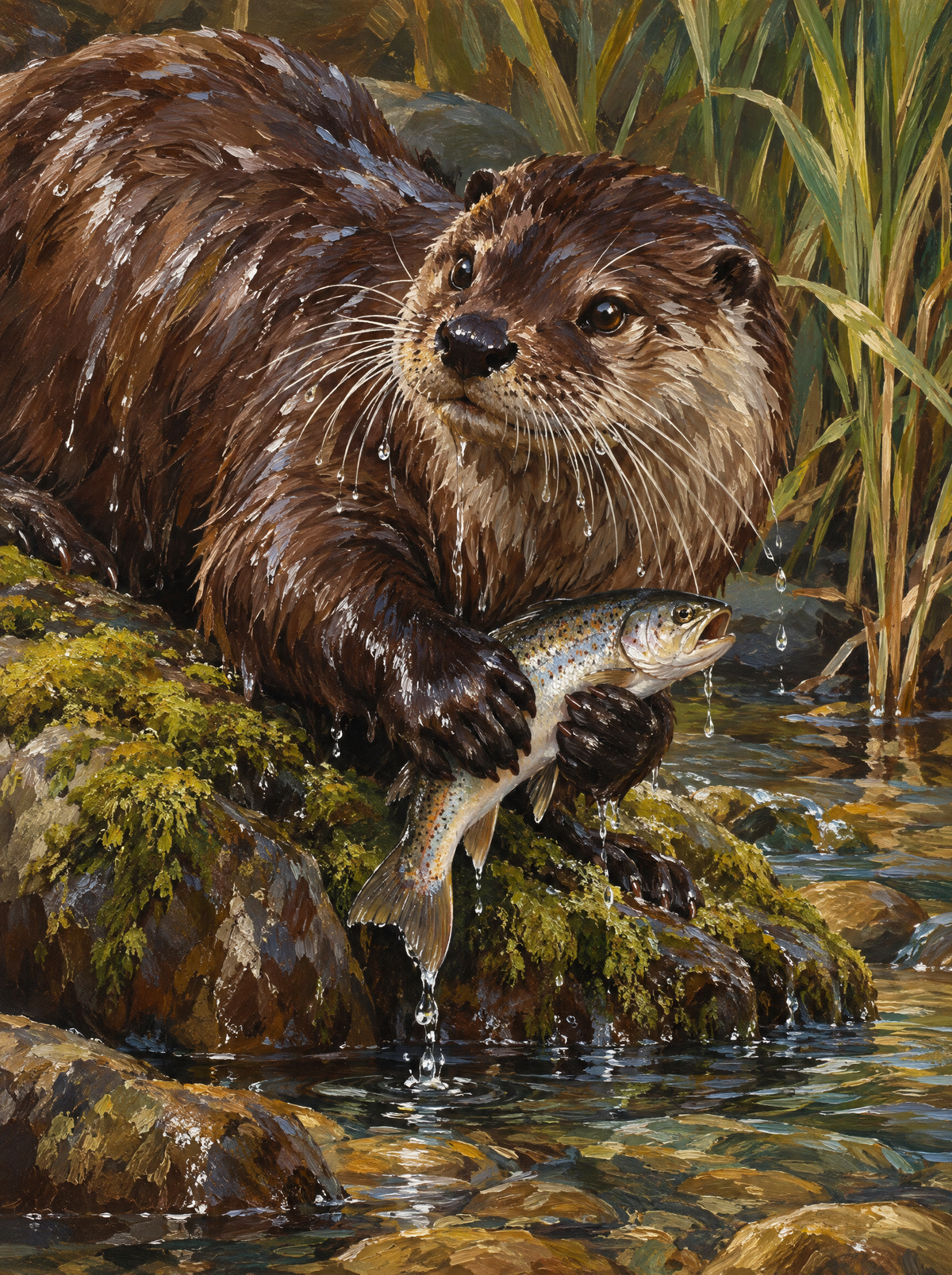River Otter Morning Catch