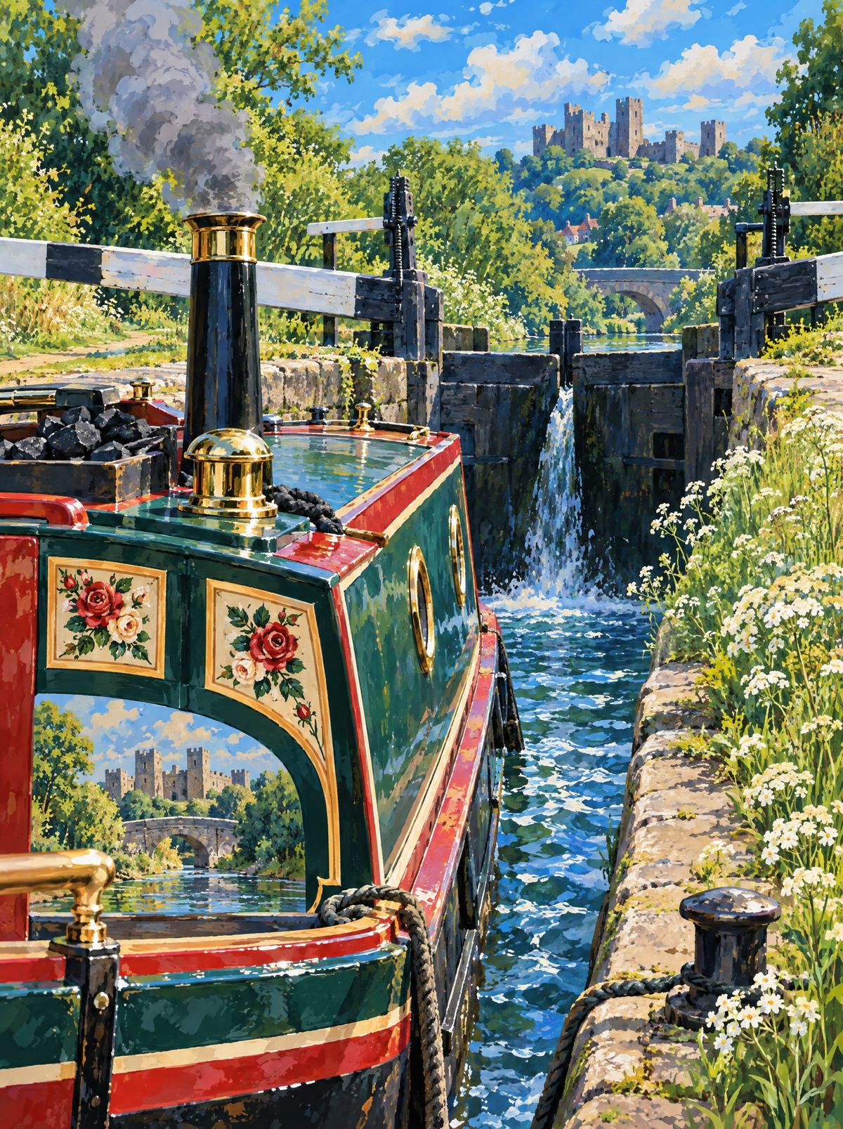 Roses And Castles Narrowboat
