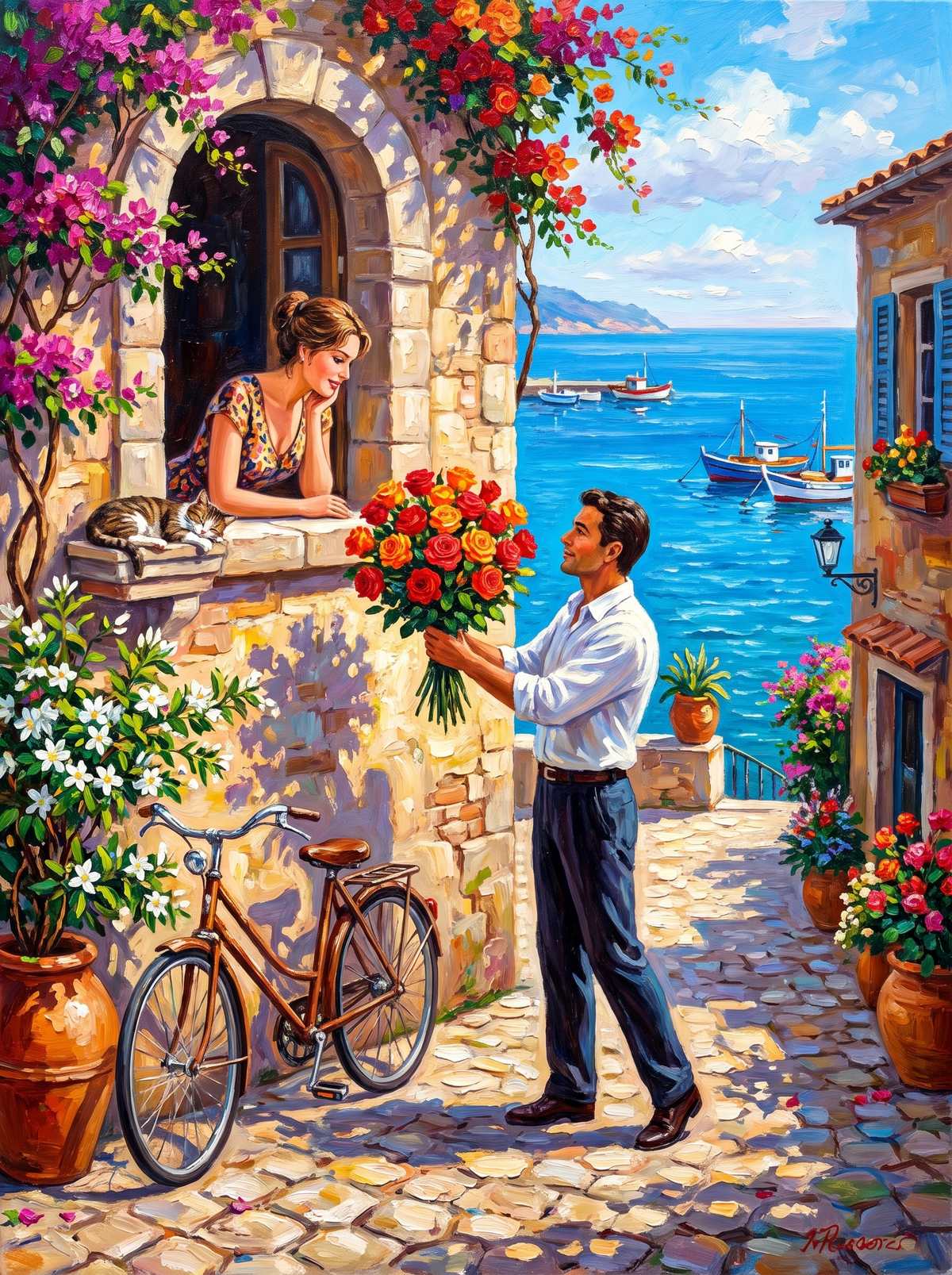 Roses At The Window