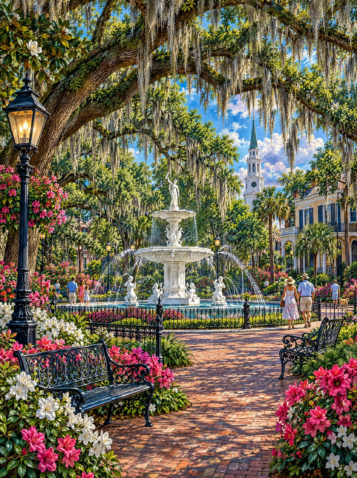 Savannah Forsyth Park Fountain
