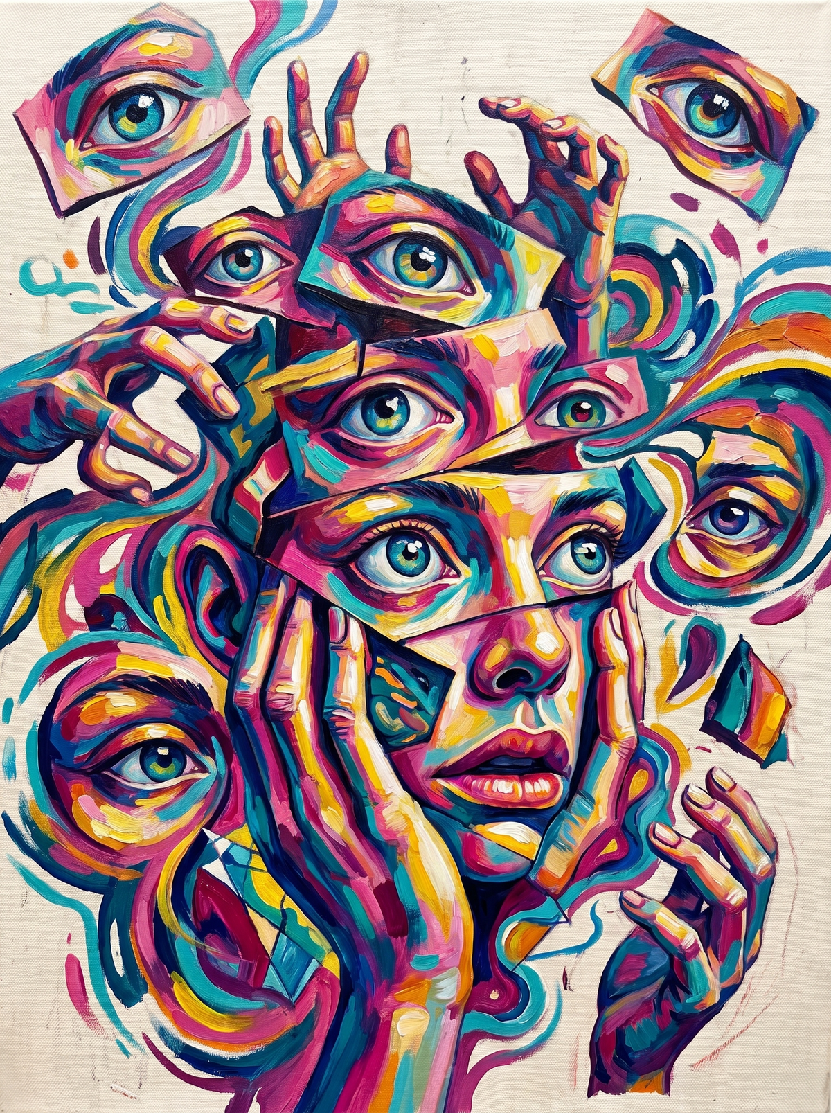 Scattered Eyes Portrait