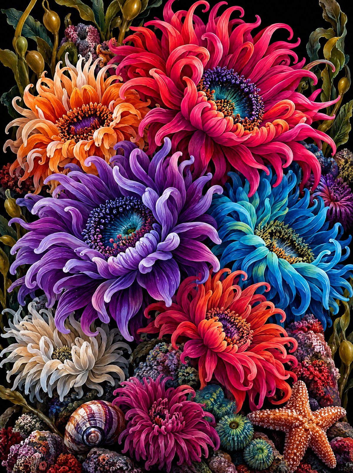 Sea Anemone Rainbow Reef