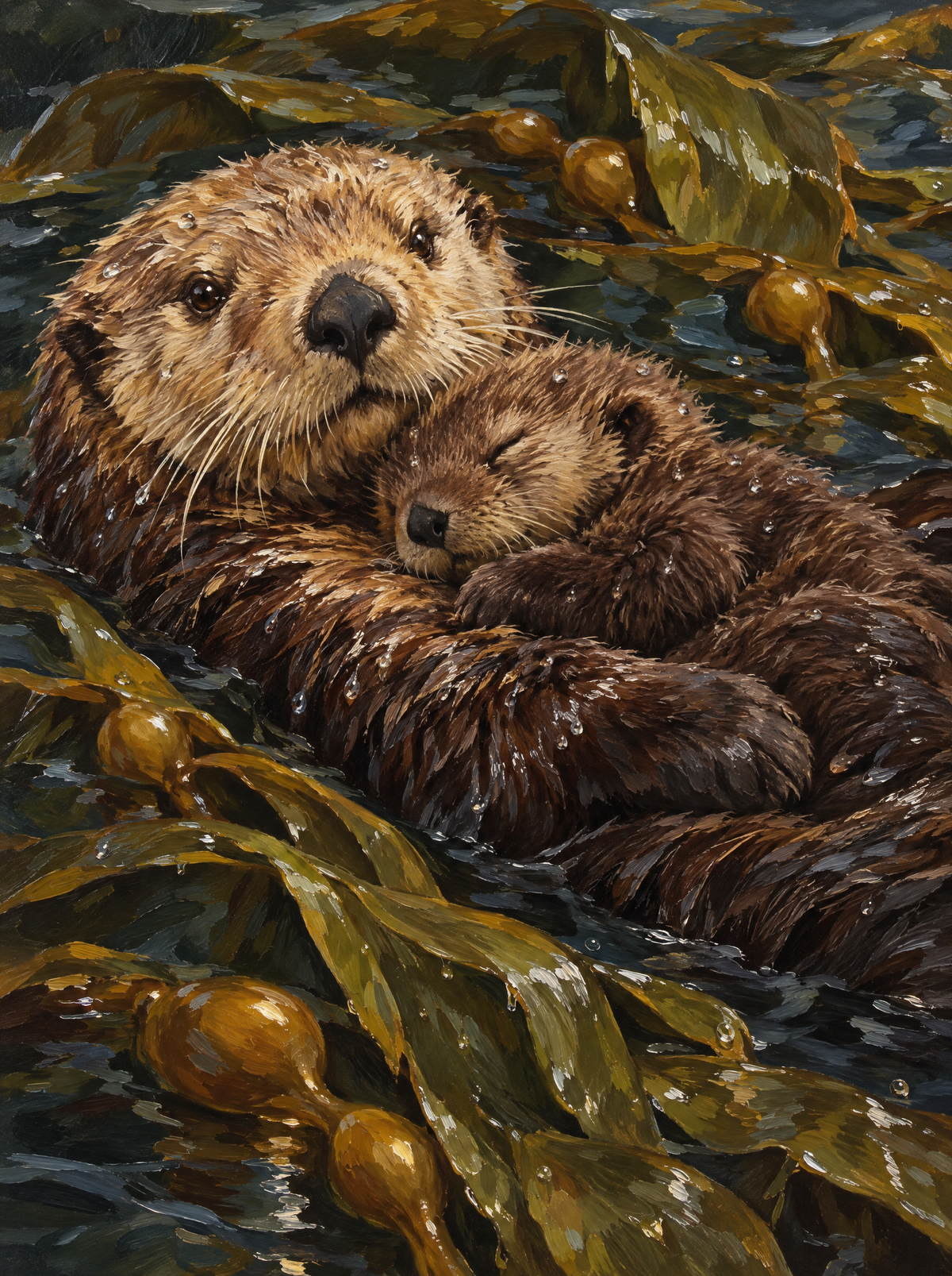 Sea Otter Kelp Cradle