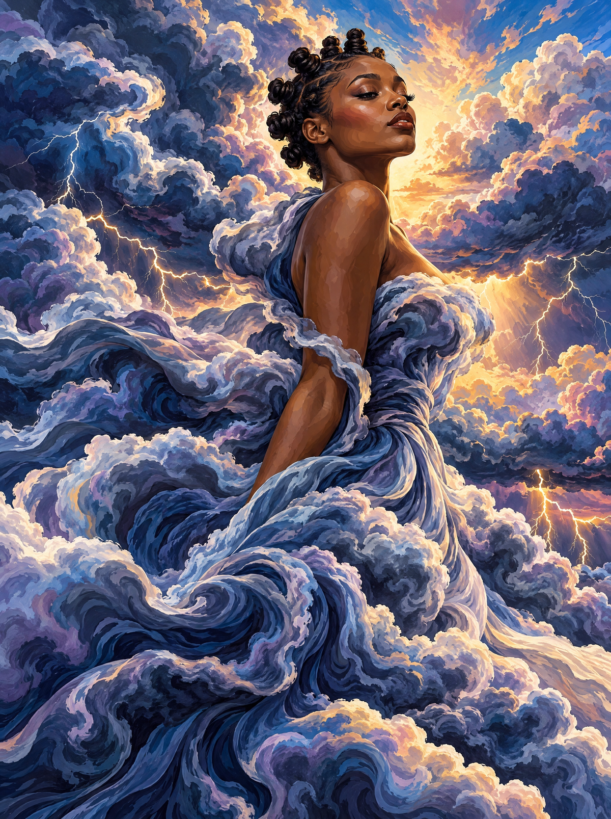 Storm Cloud Gown