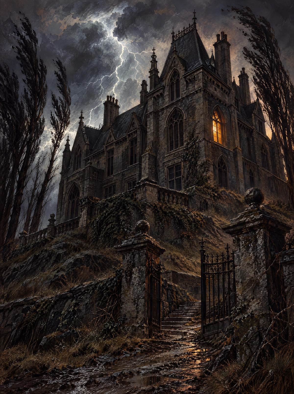 Storm Over The Manor