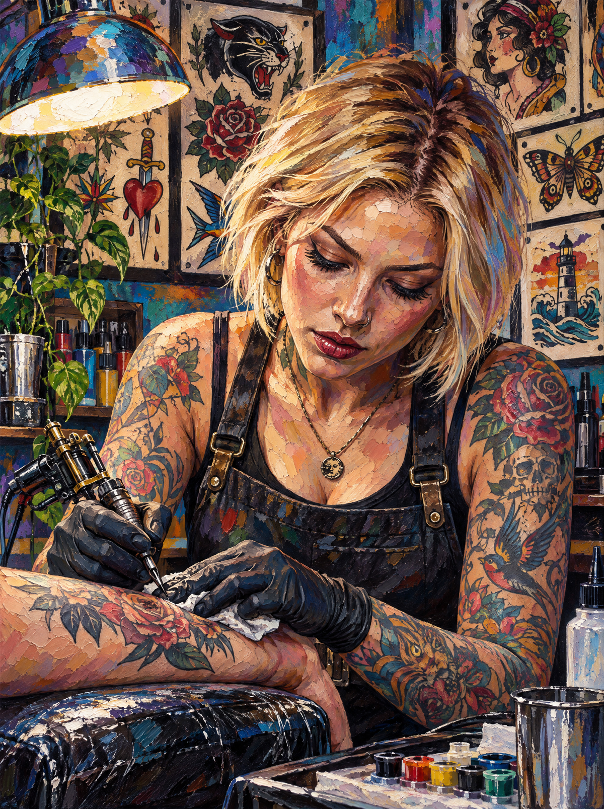 Tattoo Studio Line Work