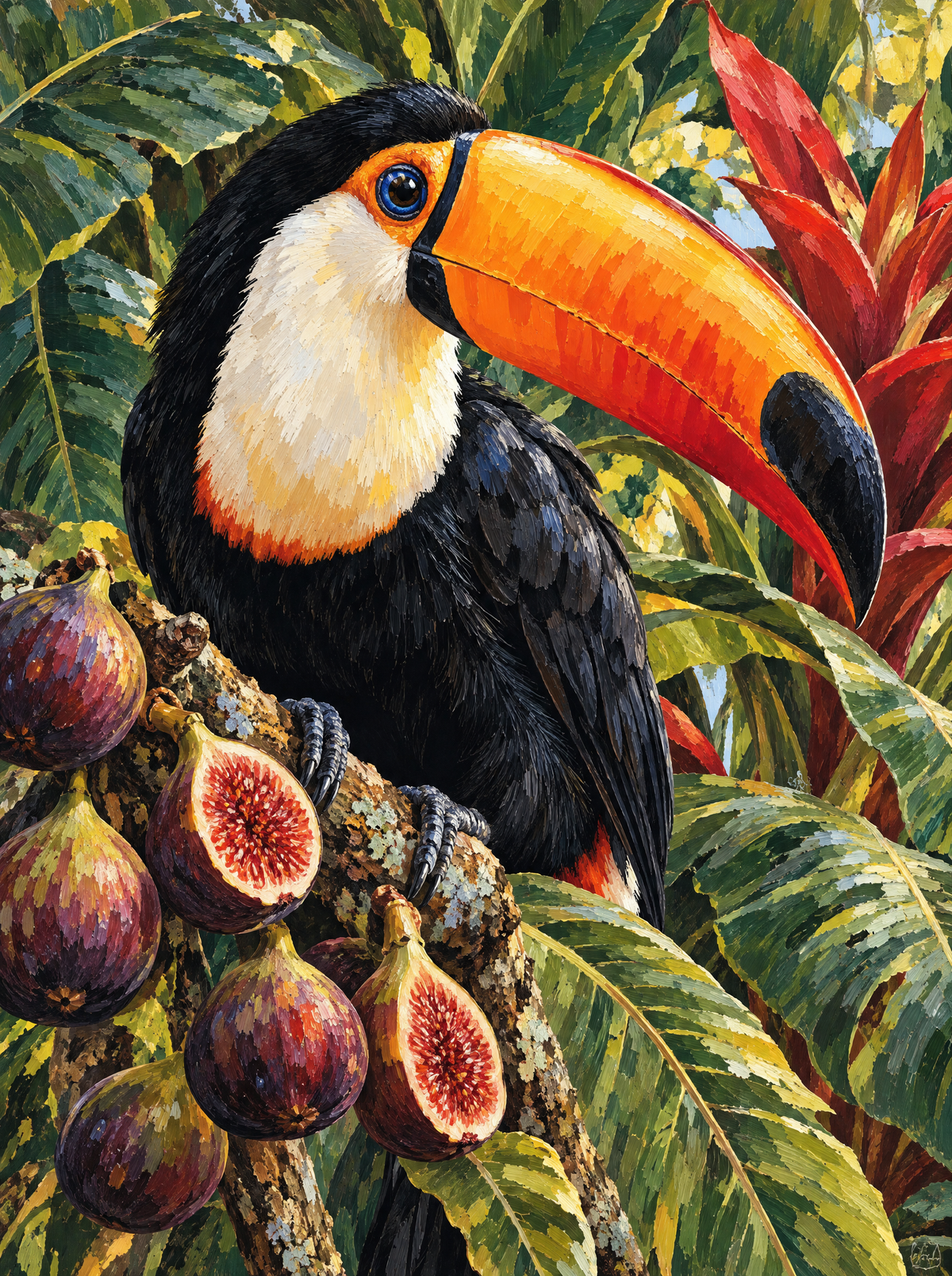 Toucan On Ripe Figs