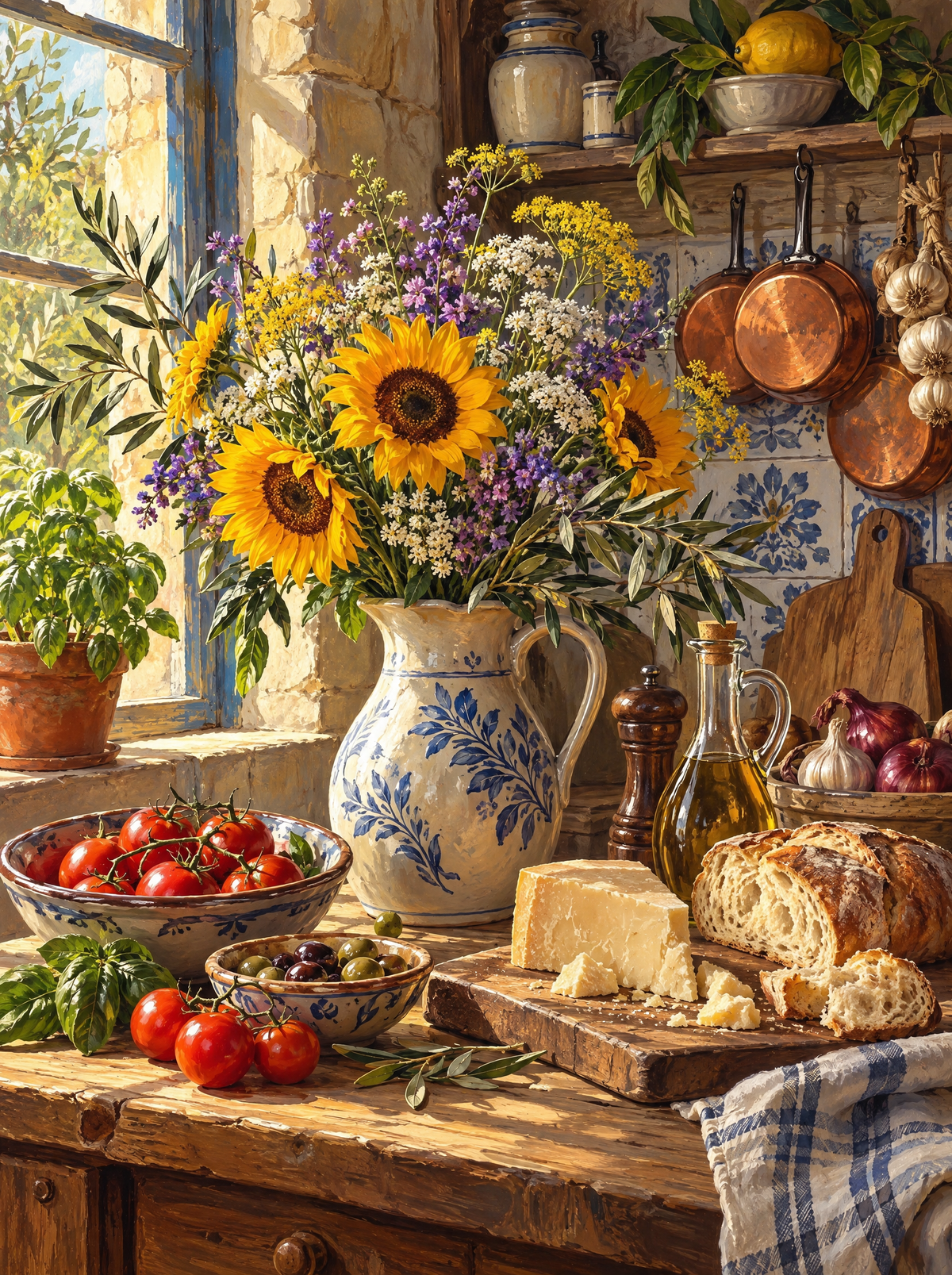 Tuscan Kitchen Still Life