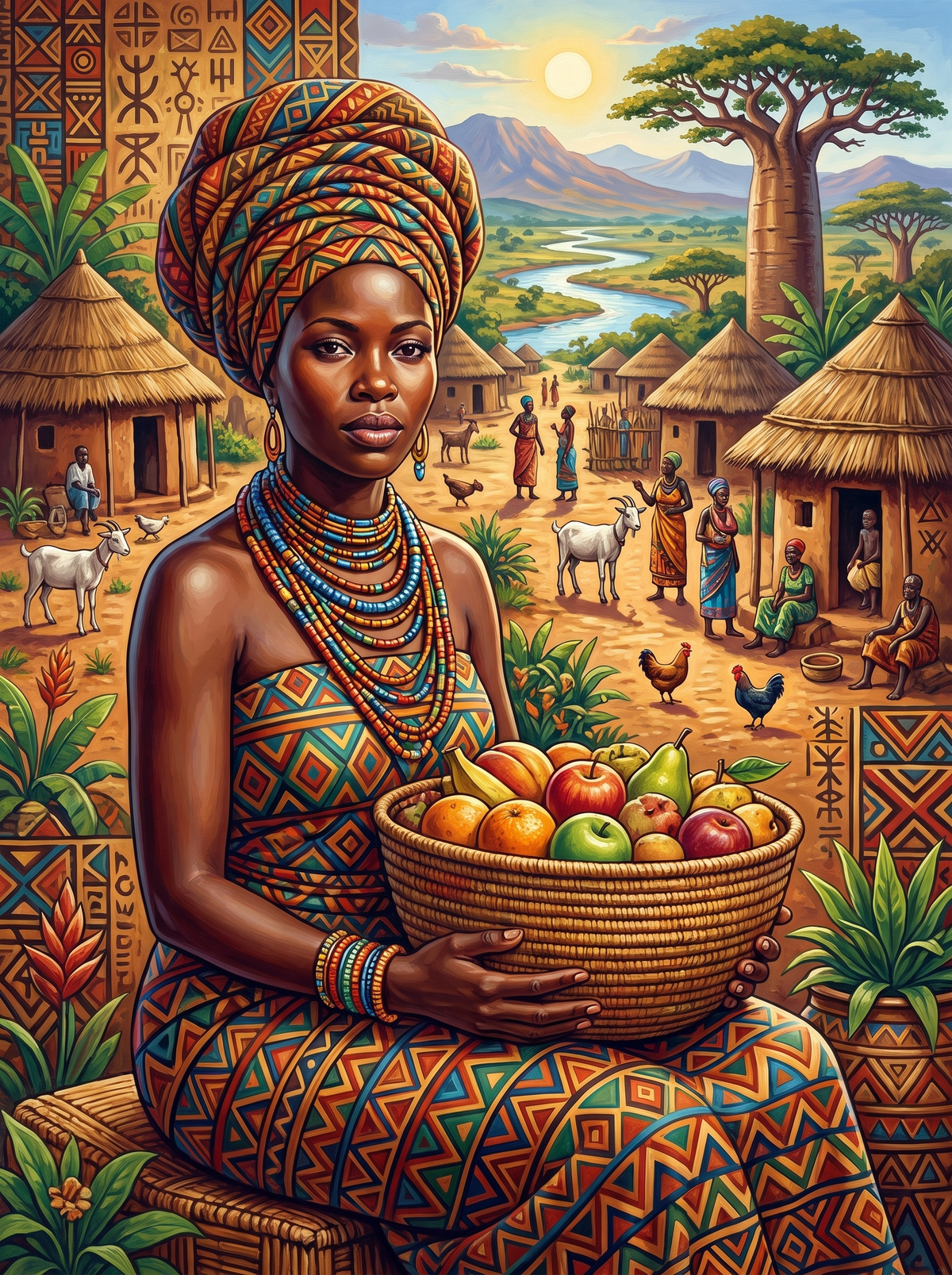 Village Fruit Seller