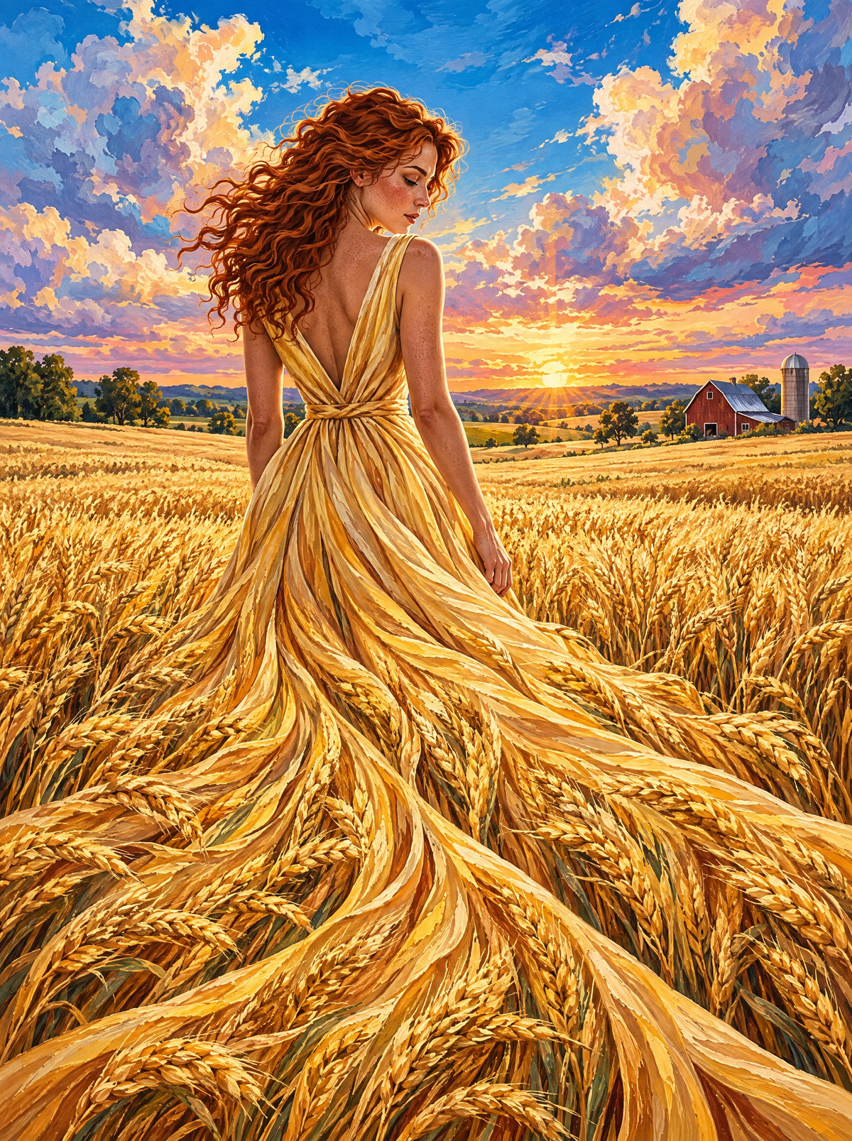 Wheat Field Gown