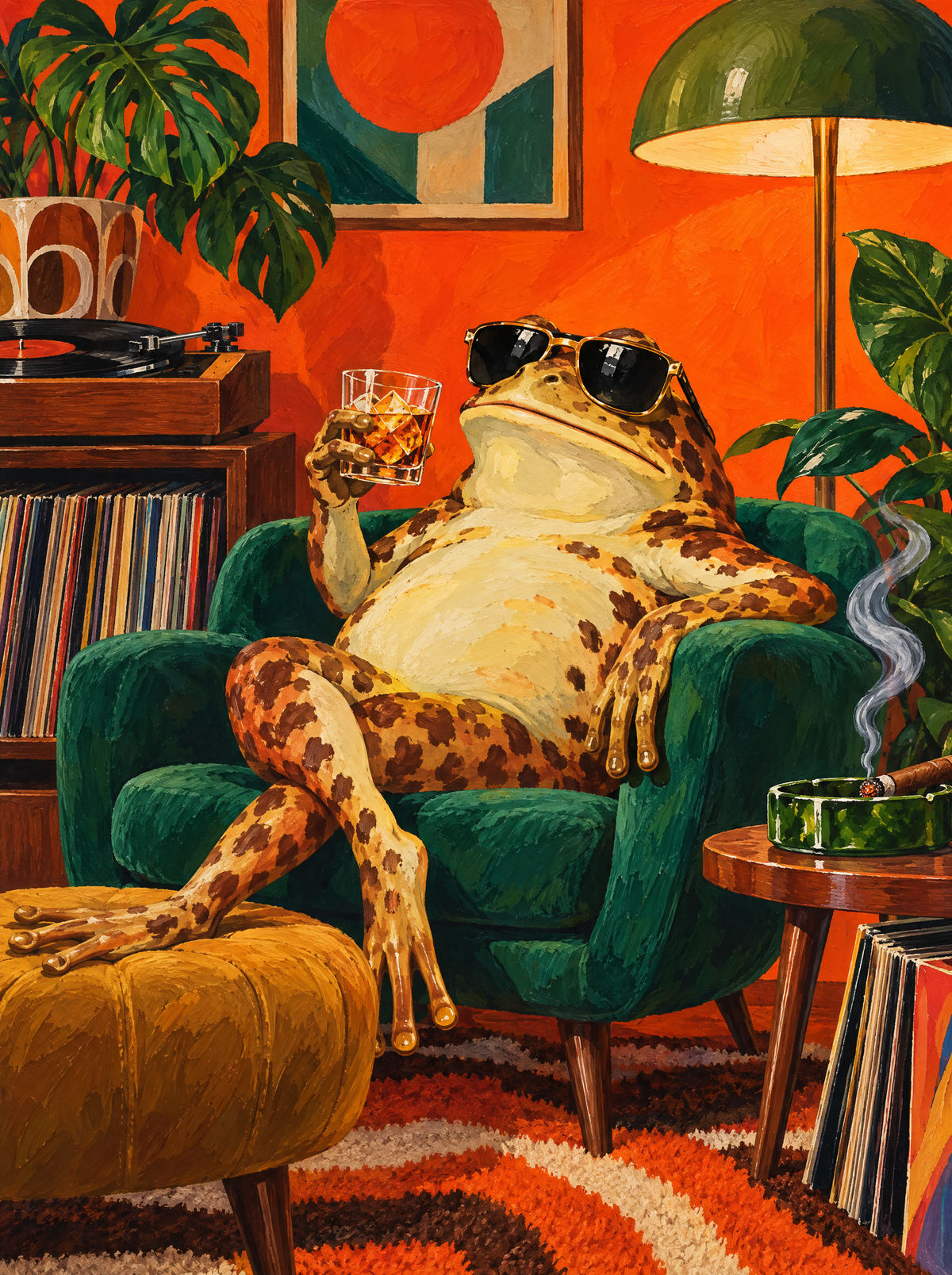 Whisky Toad And Vinyl