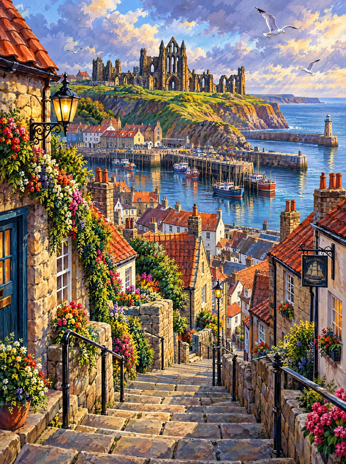 Whitby Abbey Steps