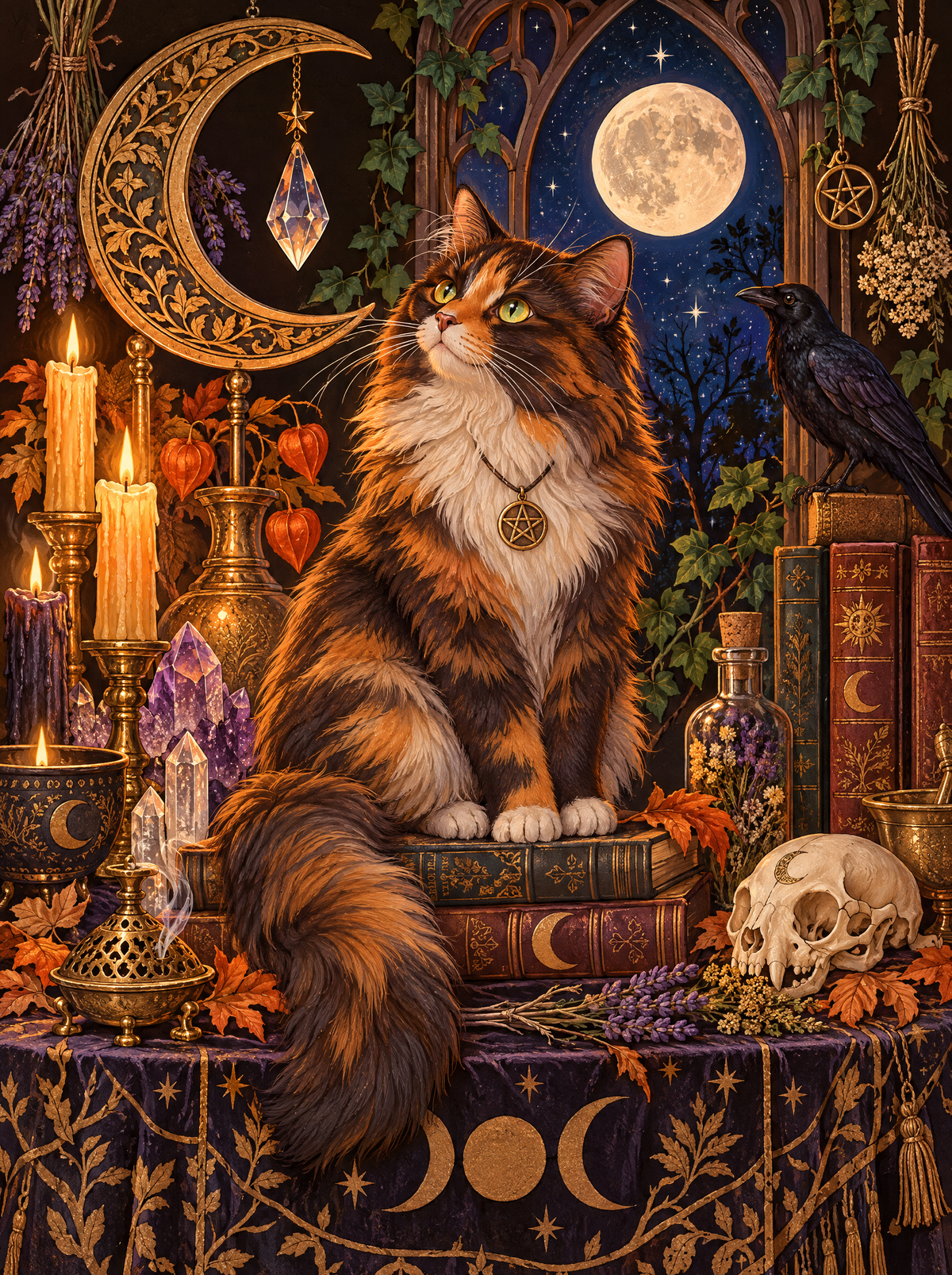 Witch's Familiar Altar
