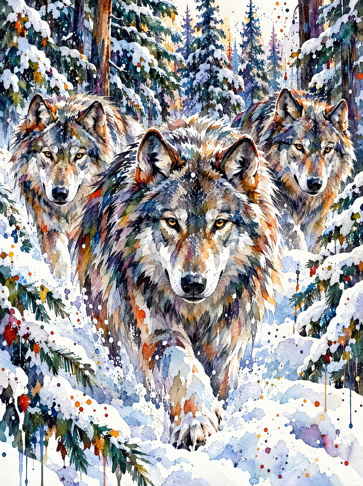 Wolf Pack In The Pines