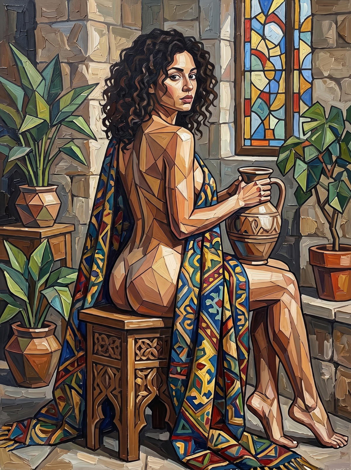 Woman With A Clay Jug