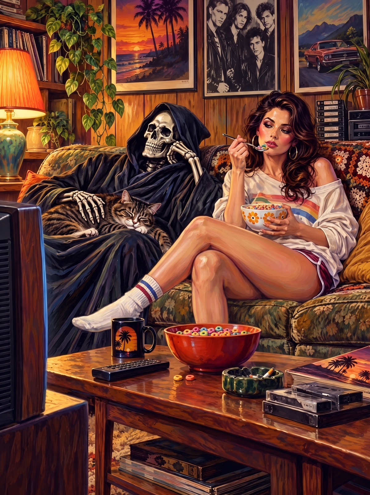 Cereal With The Grim Reaper