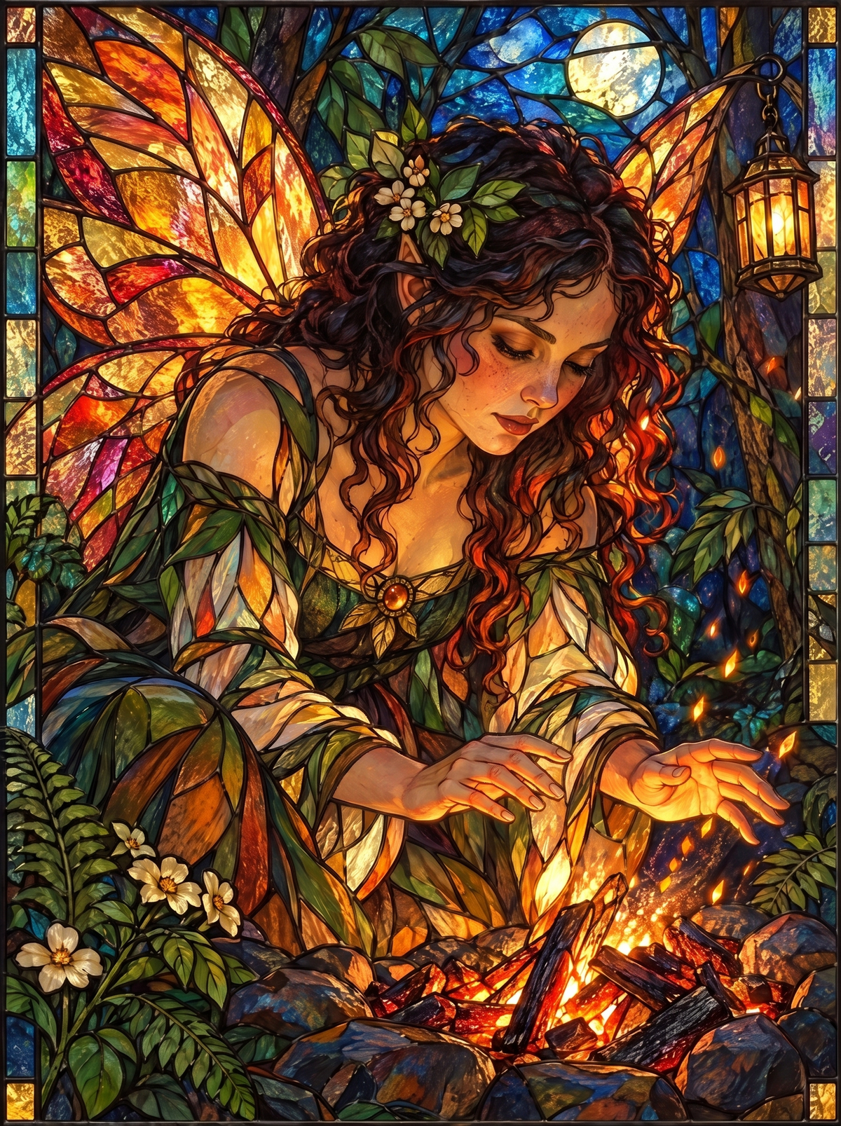 Fairy Warming Her Hands