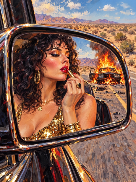 Red Lipstick, Burning Wreck