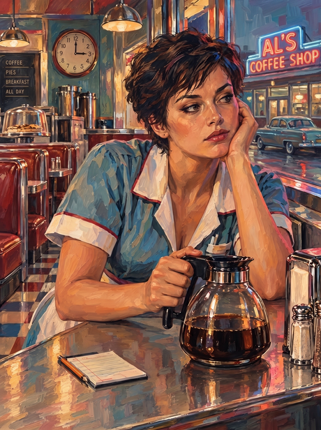 Slow Shift At The Coffee Shop