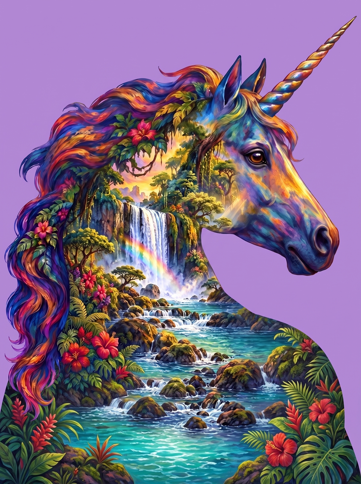 Unicorn Rainbow Falls