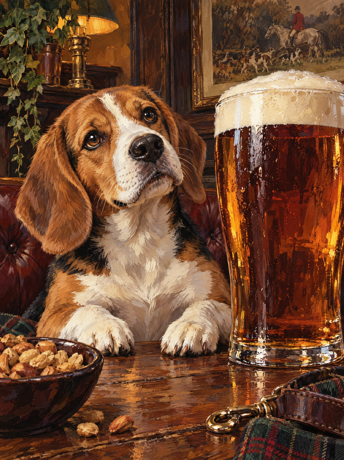 Beagle And A Pint