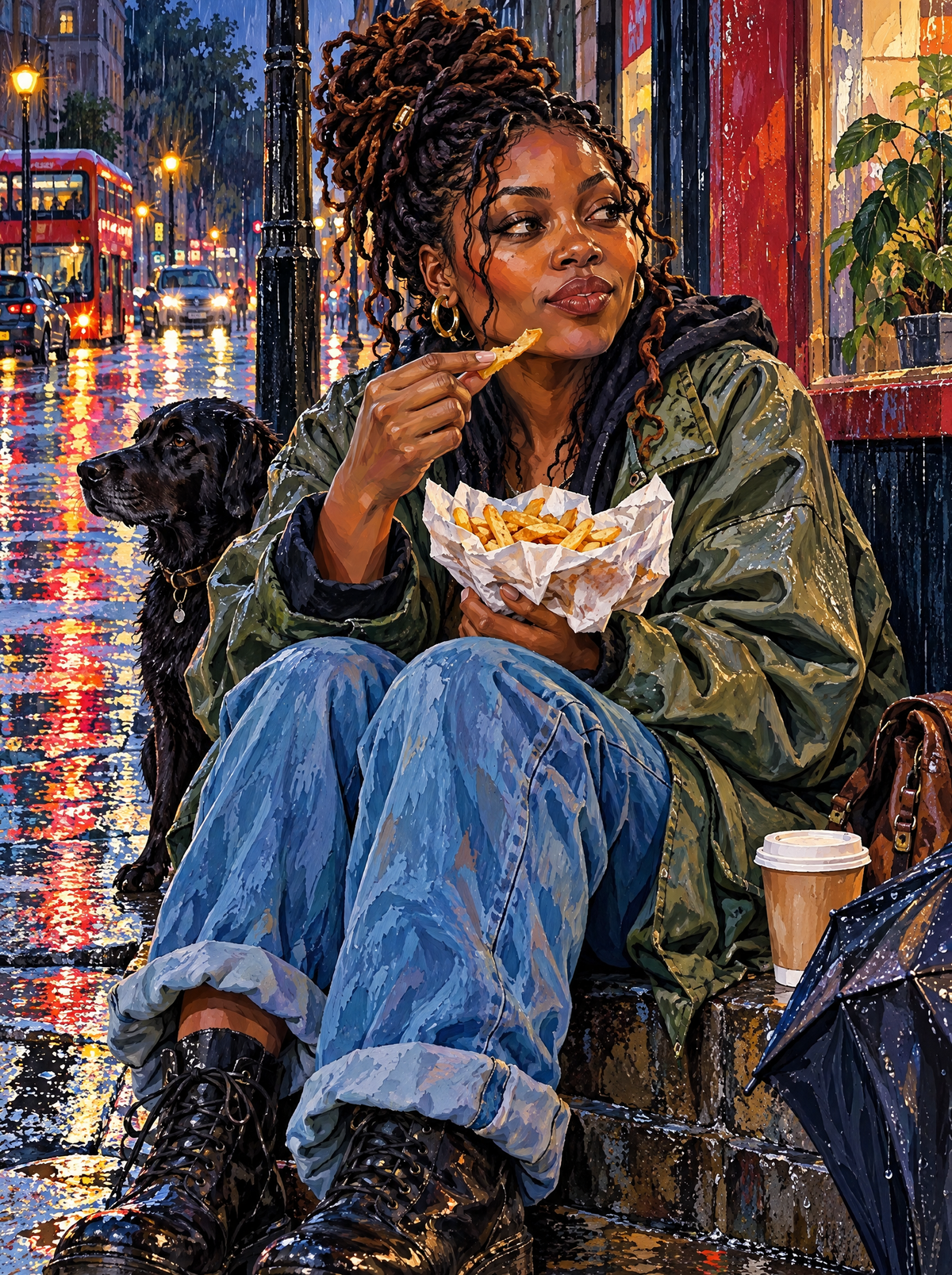 Chips On The Rainy Steps
