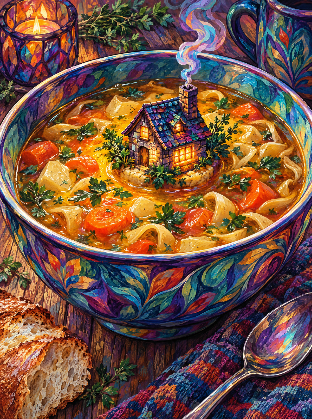 Cottage In The Chicken Soup