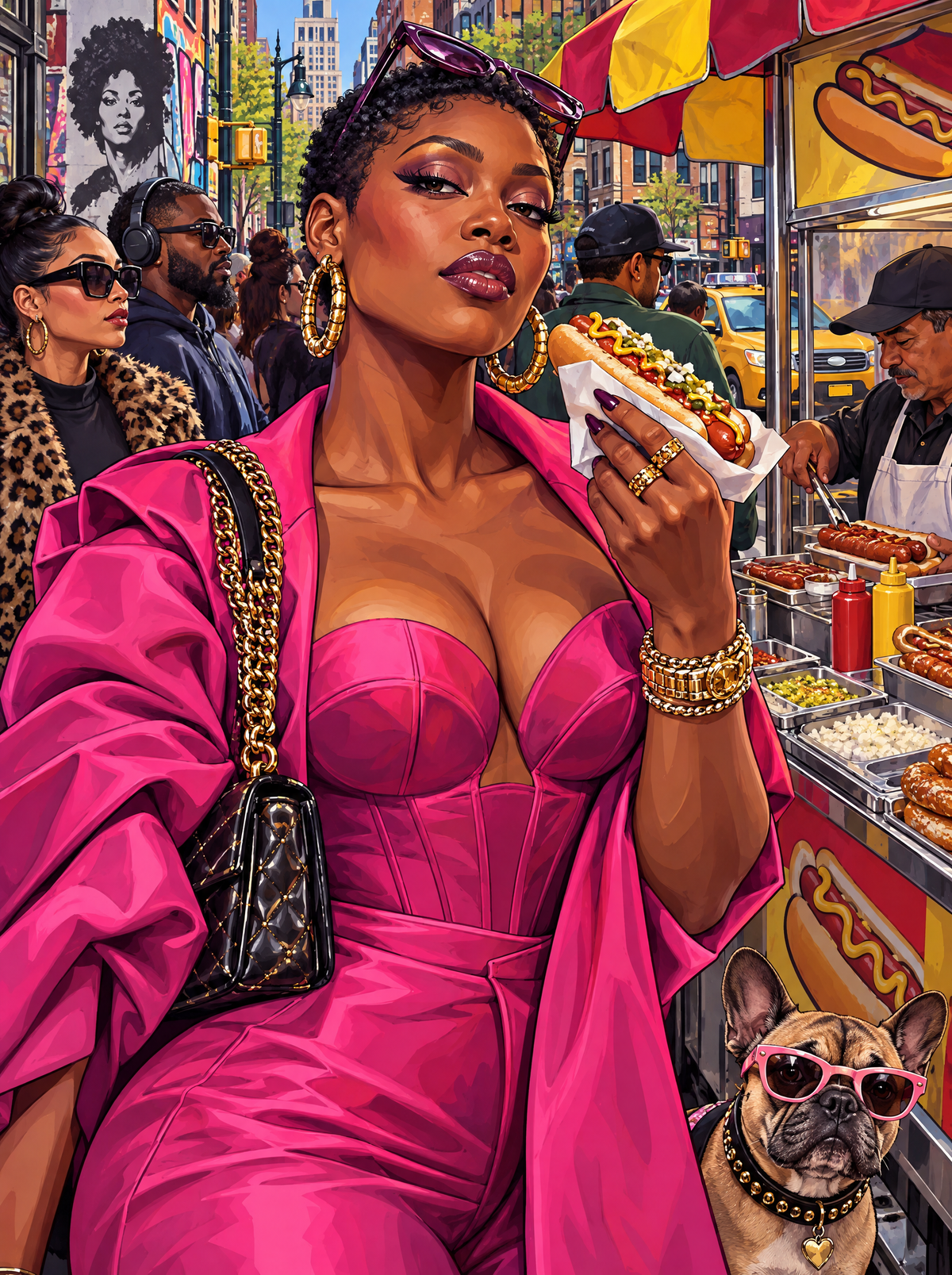 Hot Pink Hot Dog Stand