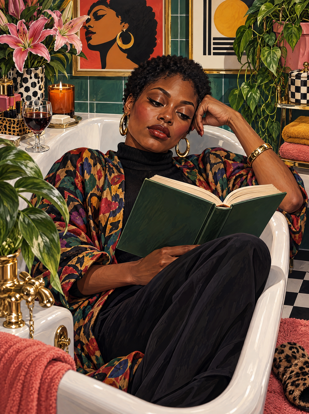 Reading In The Empty Bathtub