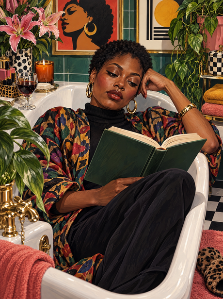Reading In The Empty Bathtub